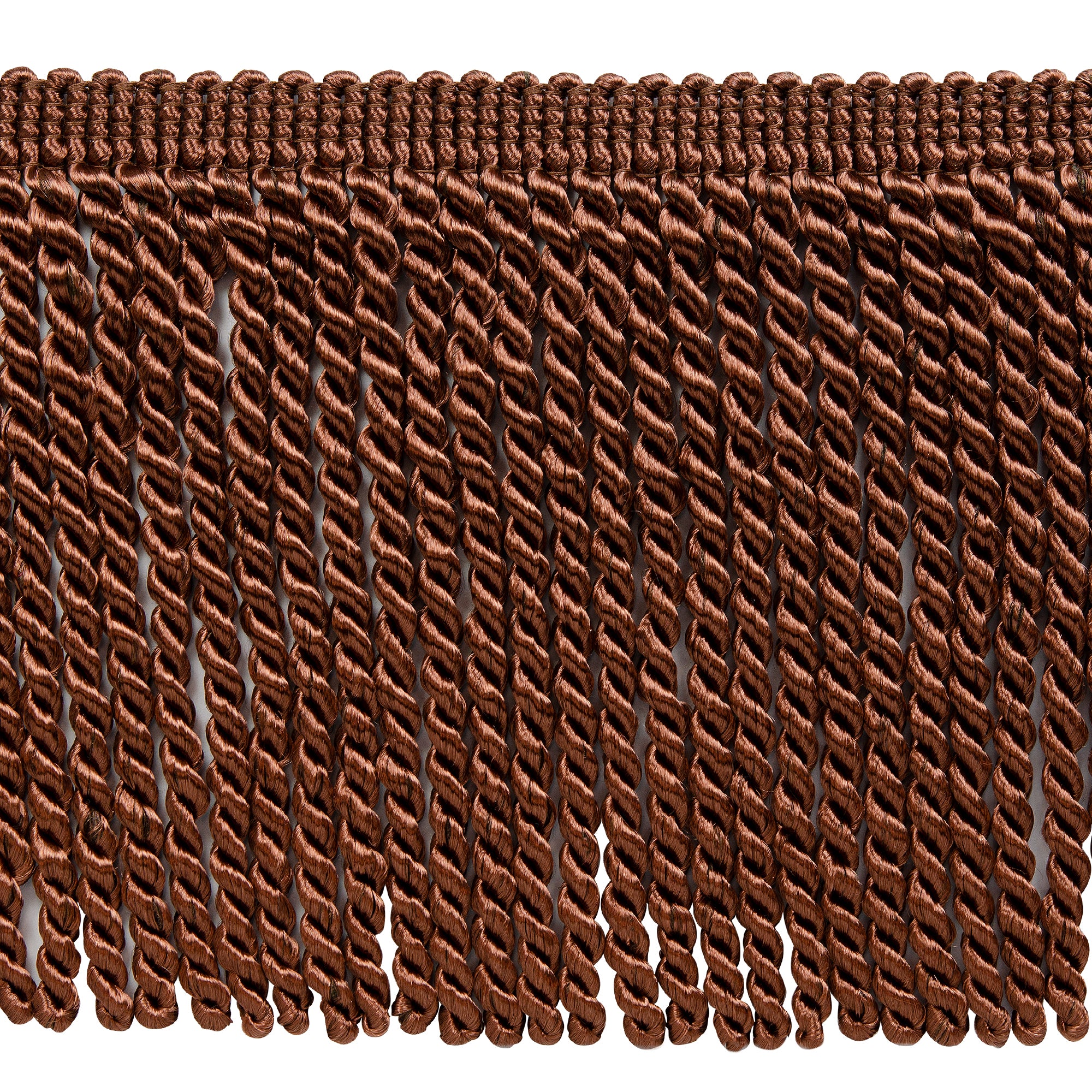 Karuna 6" Bullion Fringe Trim (Sold by the Yard) Chocolate Bullion Fringe