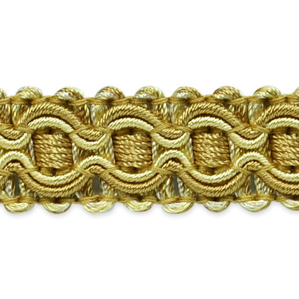 Gabrielle Decorative Braid Trim (Sold by the Yard) Beige Gold Trims & Fringes