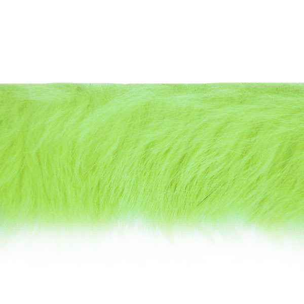 2 1/4" Rabbit Fur Trim (Sold by the Yard) Cranberry Sage Trims & Fringes