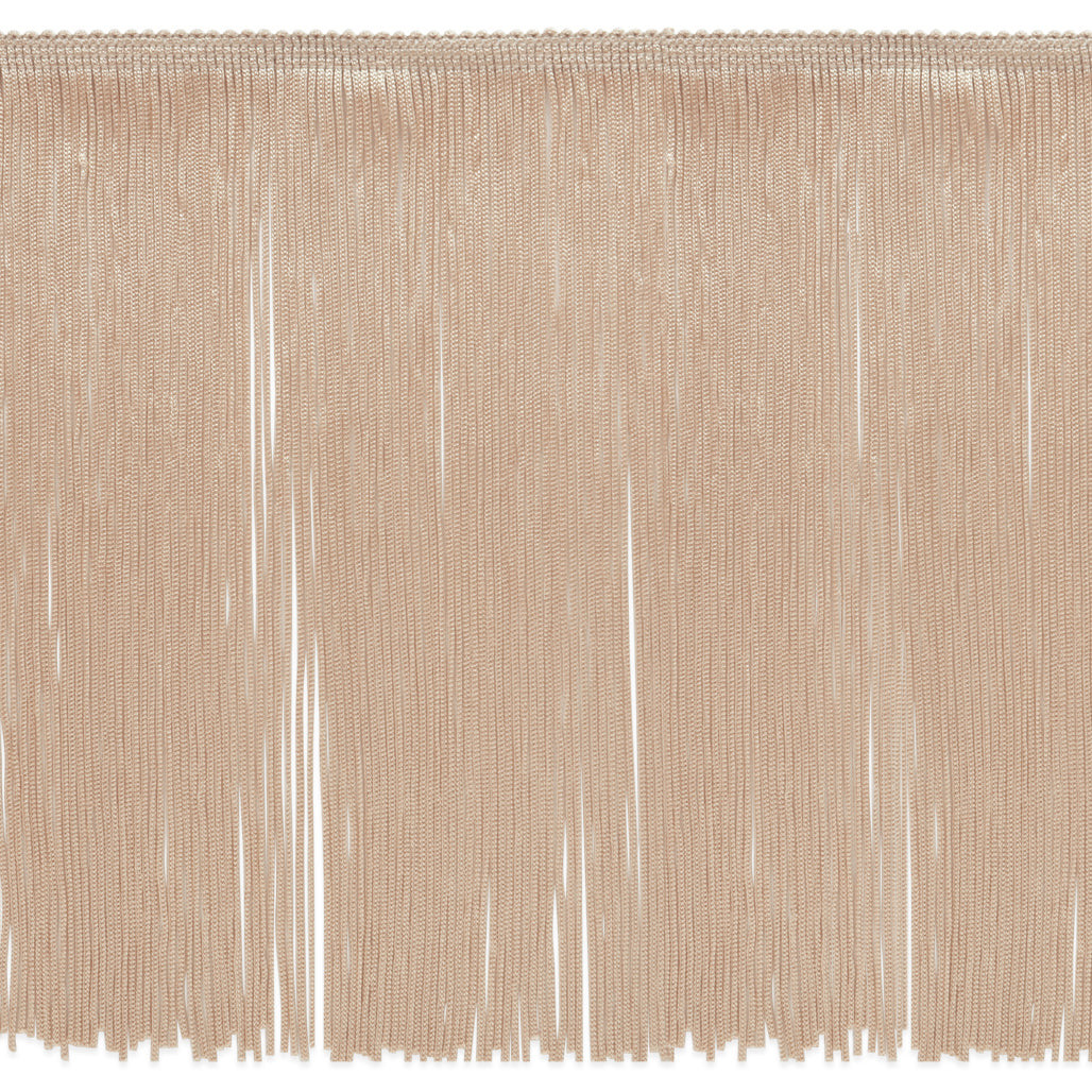 12" Chainette Fringe Trim (Sold by the Yard) Beige 12" Chainette Fringe