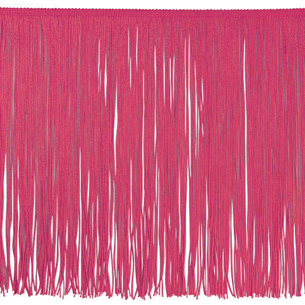 12" Chainette Fringe Trim (Sold by the Yard) Hot Pink 12" Chainette Fringe