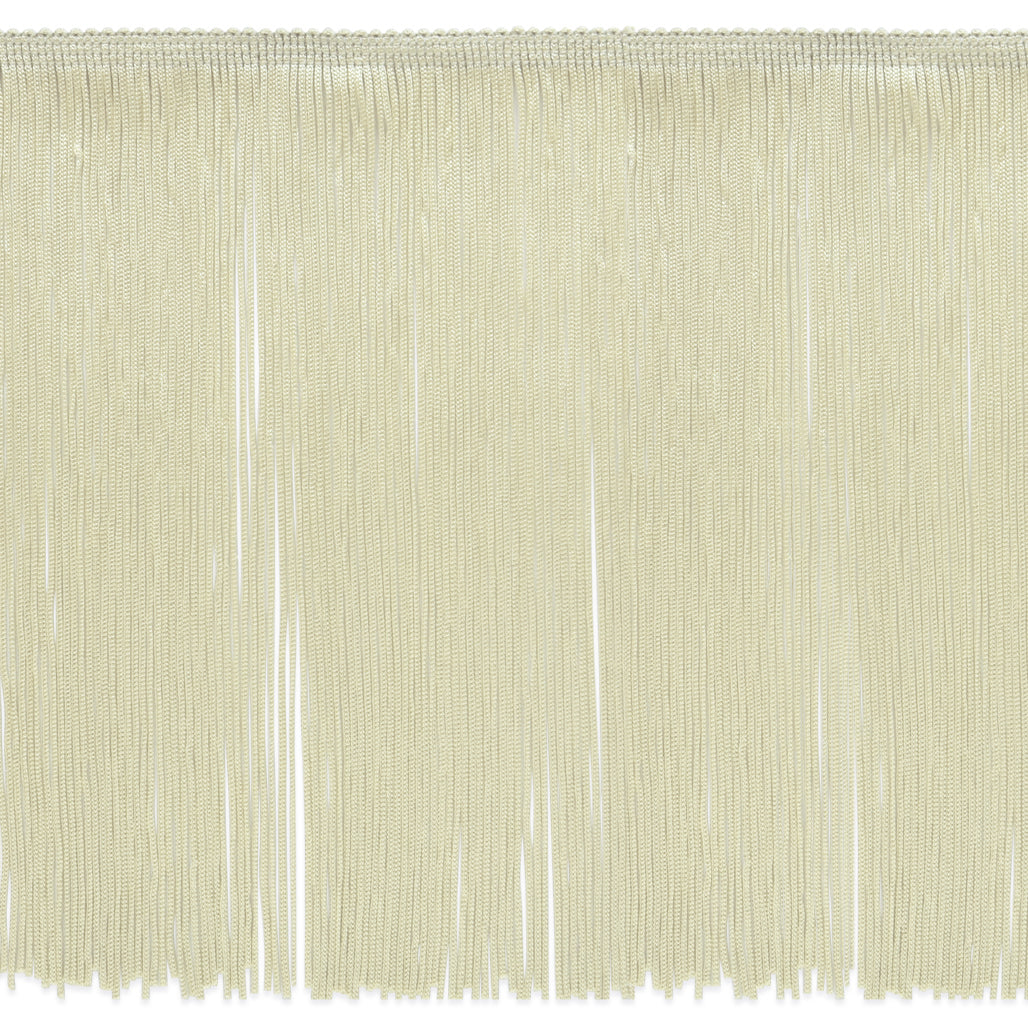 12" Chainette Fringe Trim (Sold by the Yard) Ivory 12" Chainette Fringe
