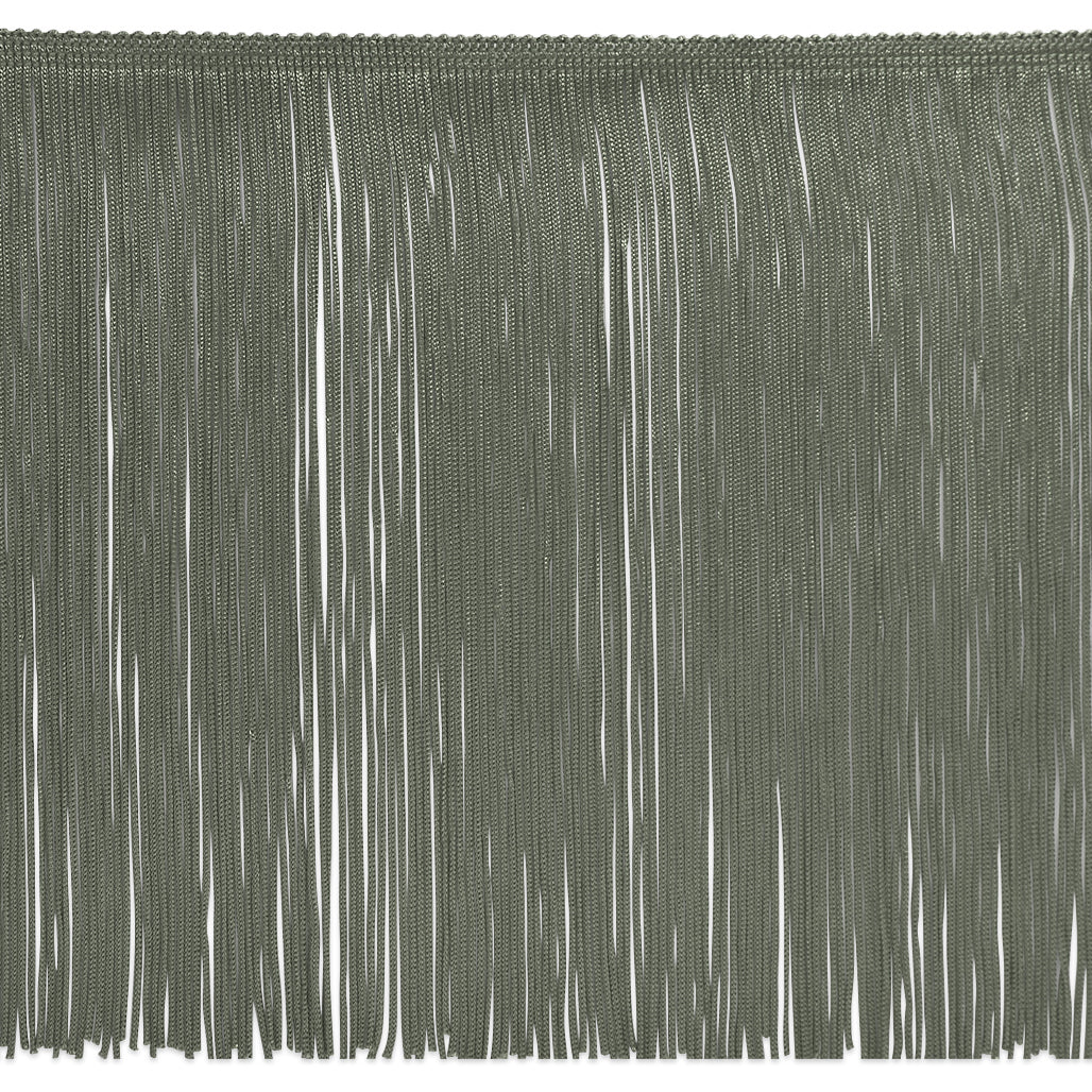 12" Chainette Fringe Trim (Sold by the Yard) Pewter 12" Chainette Fringe