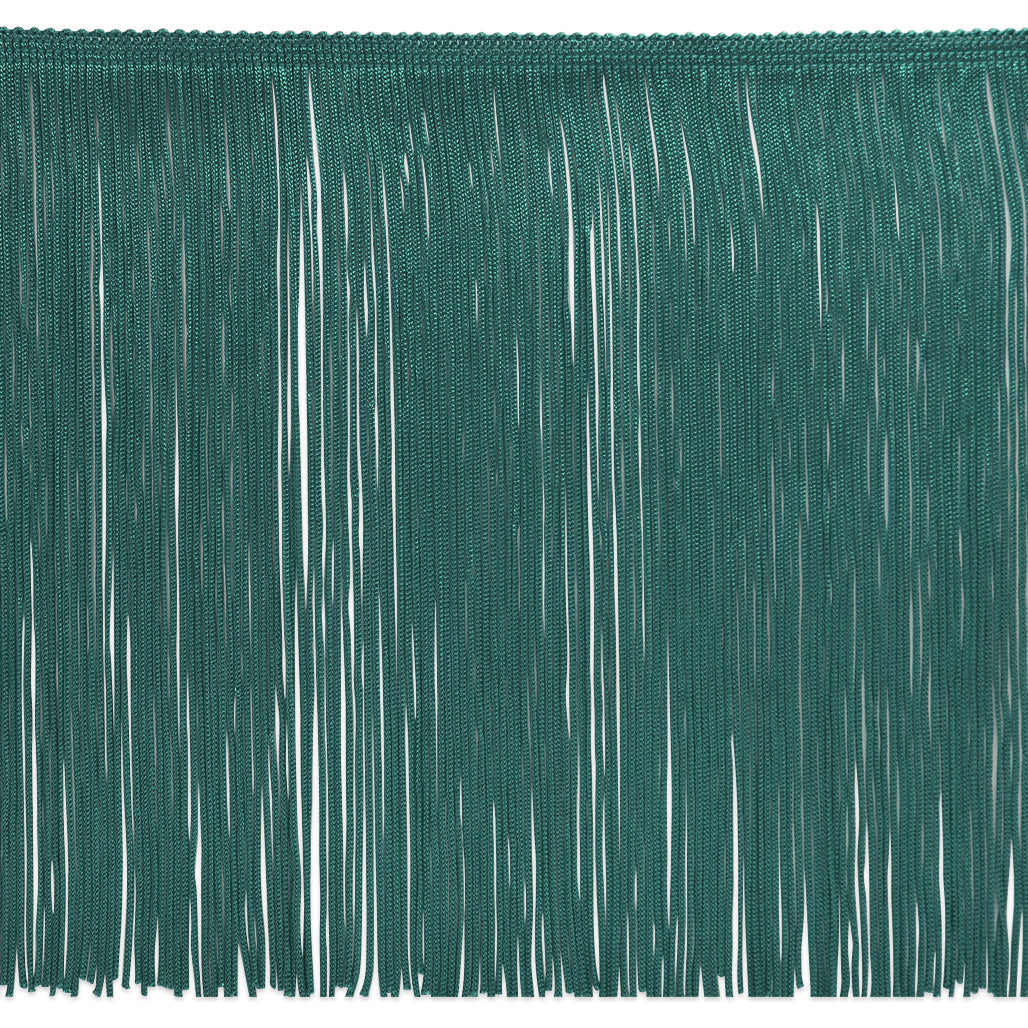 12" Chainette Fringe Trim (Sold by the Yard) Teal 12" Chainette Fringe