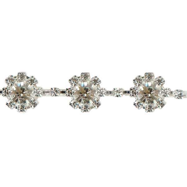 Sparkling Crystal Rhinestone Trim (Sold by the Yard) Trims & Fringes