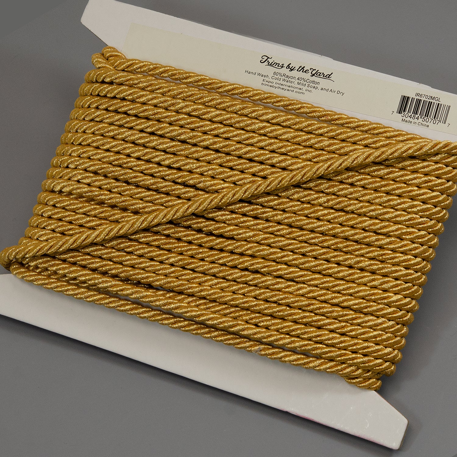 Noel 1/4" Twisted Cord Trim (Sold by the Yard) Cords & Lip Cords