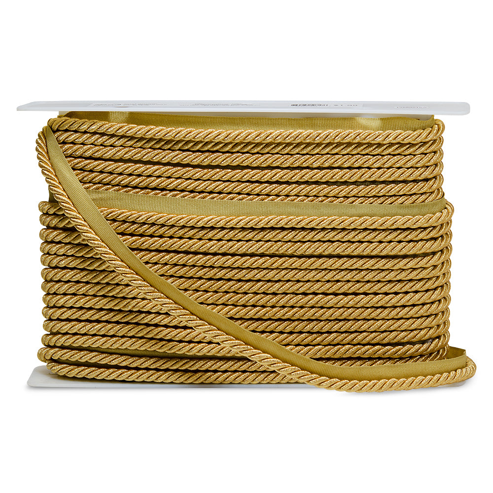 Nicholas 3/8" Twisted Lip Cord Trim (Sold by the Yard) Cords & Lip Cords