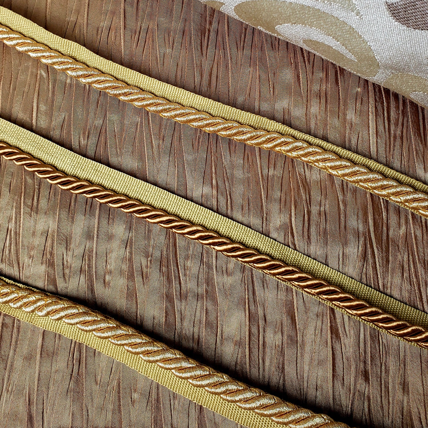 Nicholas 3/8" Twisted Lip Cord Trim (Sold by the Yard) Cords & Lip Cords