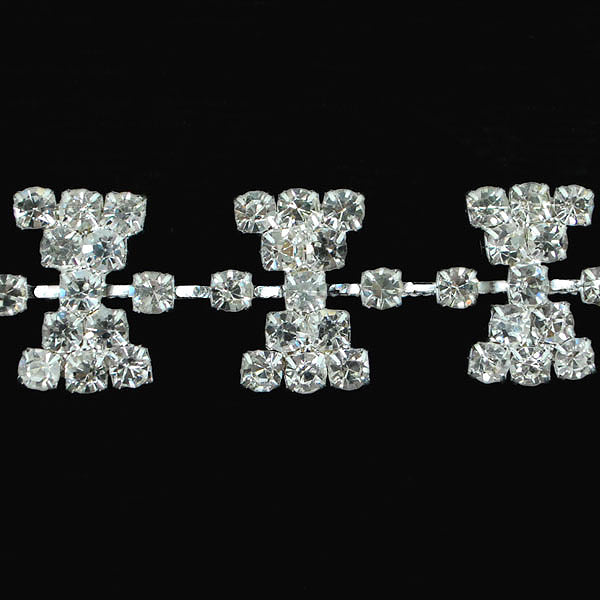 Rhinestone ChainTrim (Sold by the Yard) Trims & Fringes