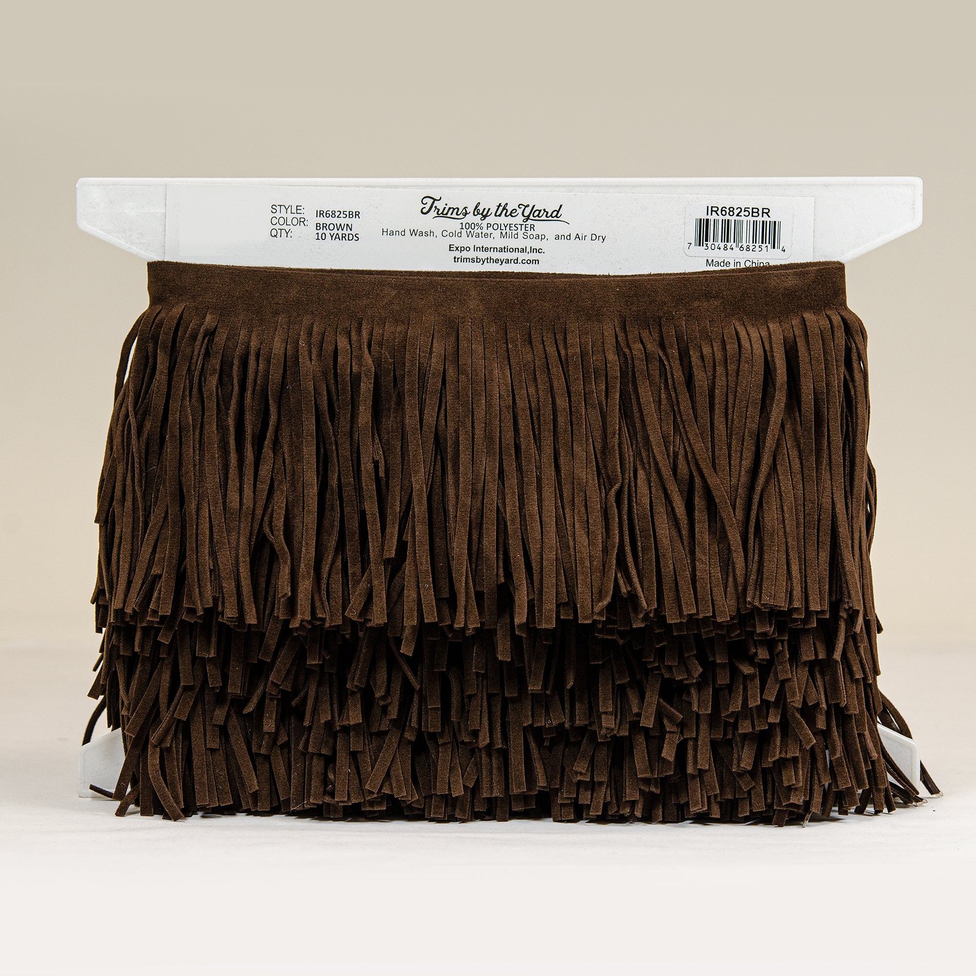 4" Faux Suede Fringe Trim (Sold by the Yard) Trims & Fringes