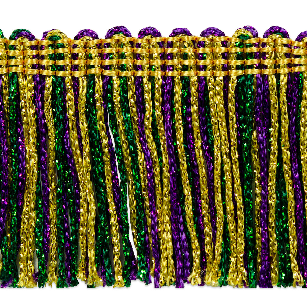 2" Metallic Chainette Fringe Trim (Sold by the Yard) 2" Chainette Fringe