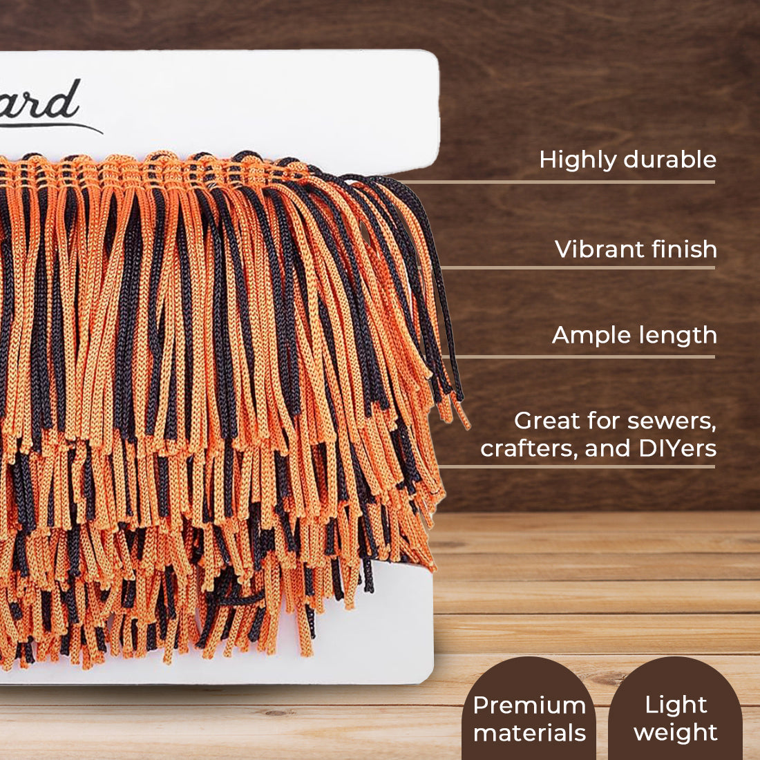 4" Metallic Chainette Fringe Trim (Sold by the Yard) Holiday Trims