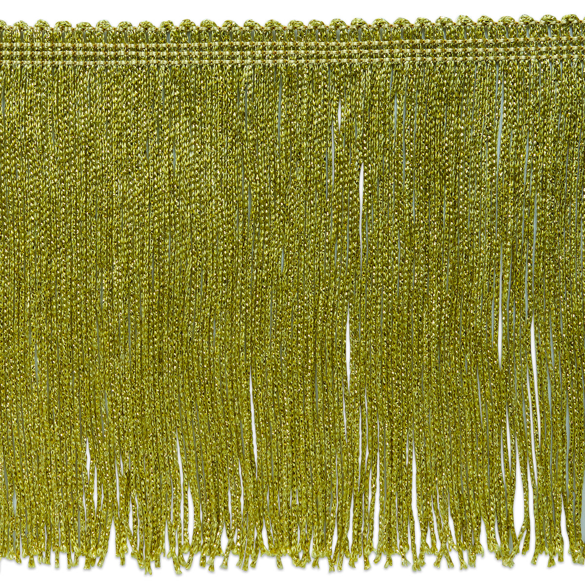 6" Metallic Chainette Fringe Trim (Sold by the Yard) Gold Holiday Trims