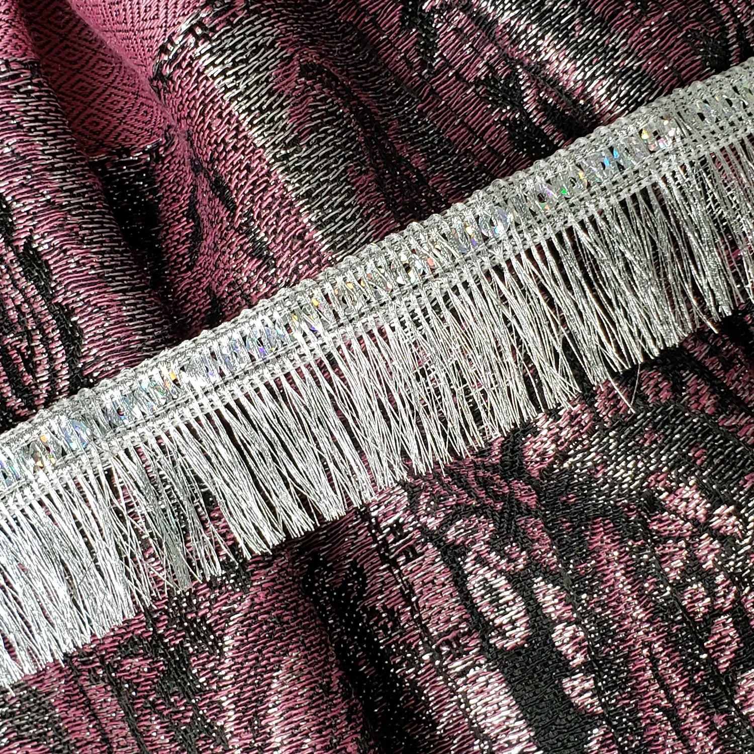 Esther Sequin Metallic Fringe Trim Trims & Fringes