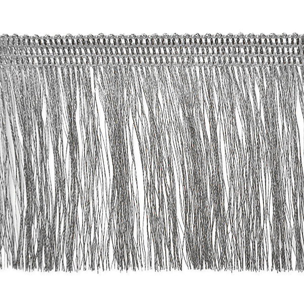 Etta Metallic 2 1/4" Fringe Trim (Sold by the Yard) Trims & Fringes