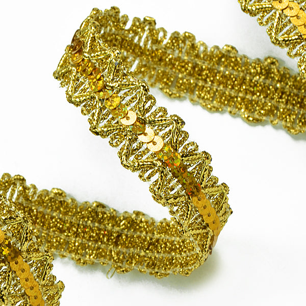 Sheba Diamond Sequin Braid Trim (Sold by the Yard) Trims & Fringes