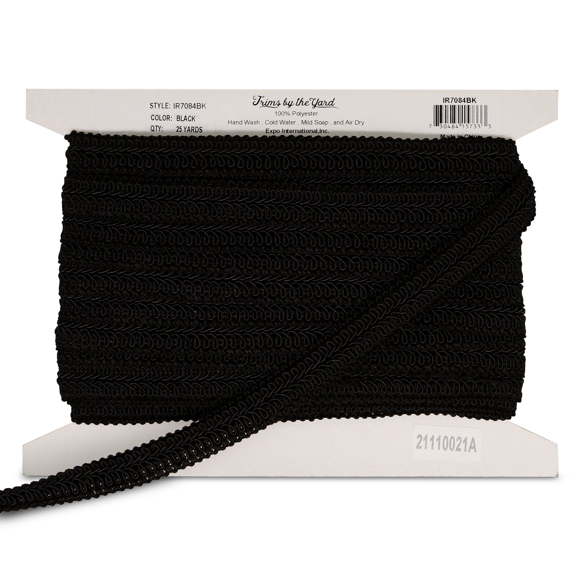 Kiki 3/4" Classic Woven Braid Gimp Trim (Sold by the Yard) Braid & Gimp Trims