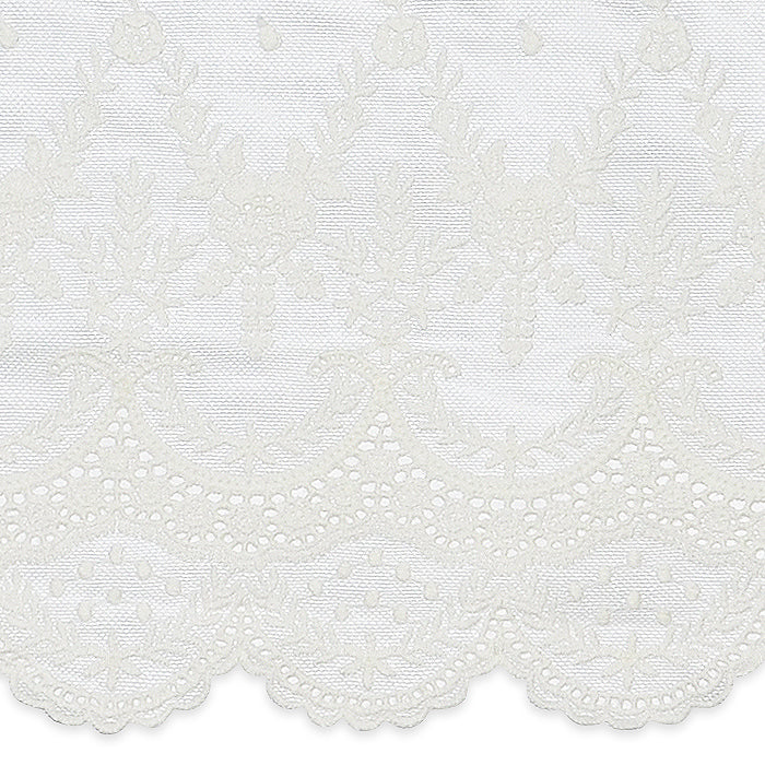 Larissa 10 1/2" Laurel Leaf Scalloped Lace Trim (Sold by the Yard) Trims & Fringes