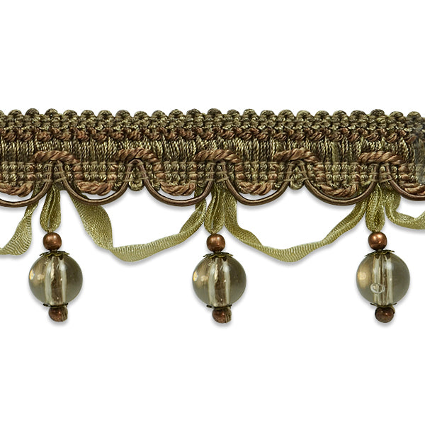 Kate Marbel w / Organza Trim (Sold by the Yard) Trims & Fringes
