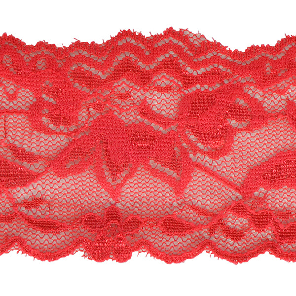 Amerie 2 1/4" Lace Trim (Sold by the Yard) Red Trims & Fringes