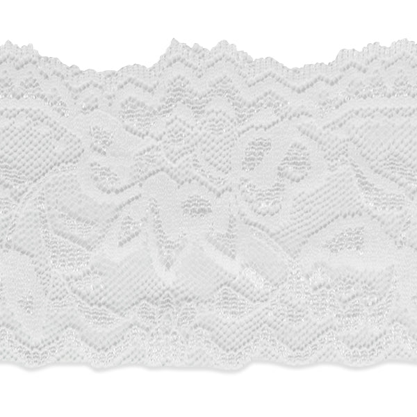 Amerie 2 1/4" Lace Trim (Sold by the Yard) White Trims & Fringes