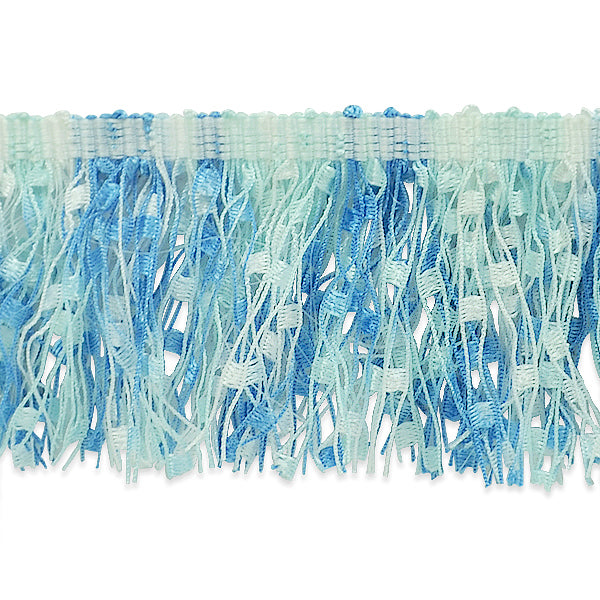 Marienetta Celebration Fringe Trim 1 3/4" (Sold by the Yard) Blue Multi Trims & Fringes