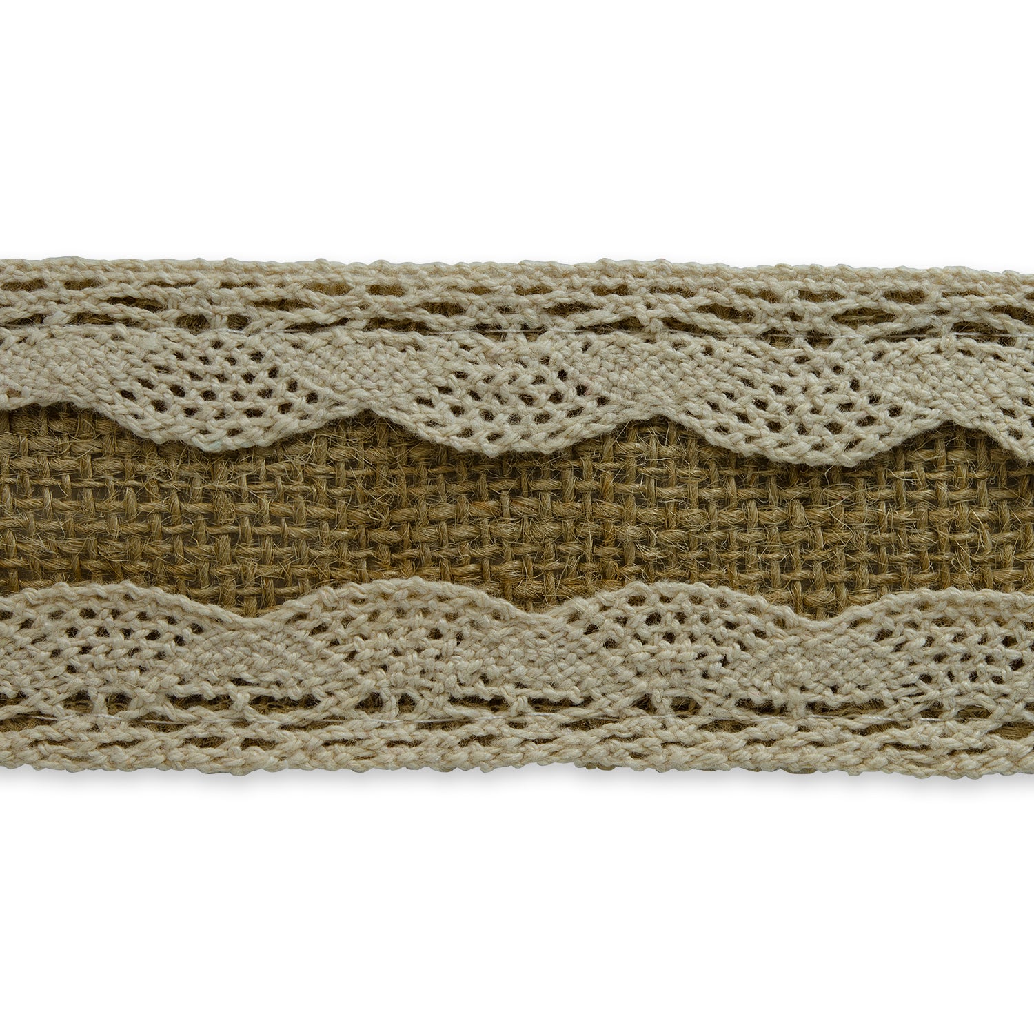 Aubrie Jute Lace Trim (Sold by the Yard) Trims & Fringes