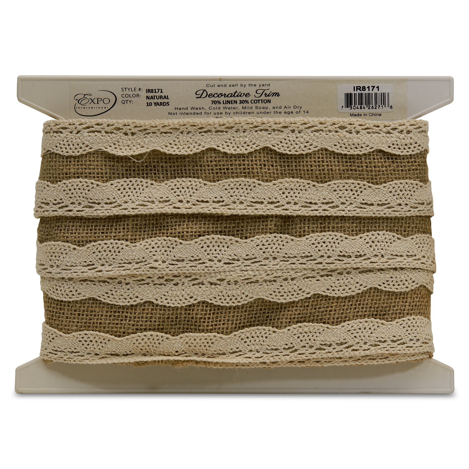 Aubrie Jute Lace Trim (Sold by the Yard) Trims & Fringes