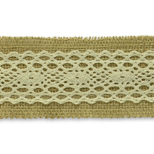 Annalie Jute Lace Trim (Sold by the Yard) Trims & Fringes