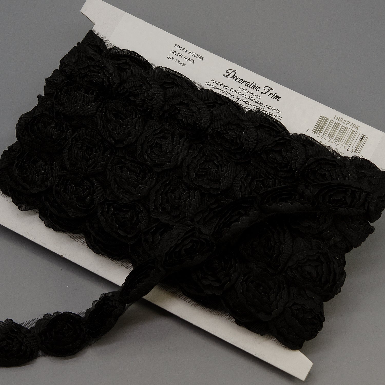 Rosalinda 1 1/2" Circular Floral Trim (Sold by the Yard) Trims & Fringes