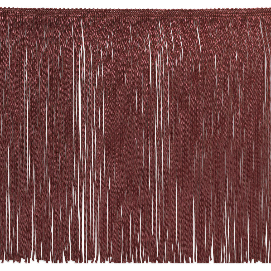 9" Chainette Fringe Trim (Sold by the Yard) Eggplant 9" Chainette Fringe