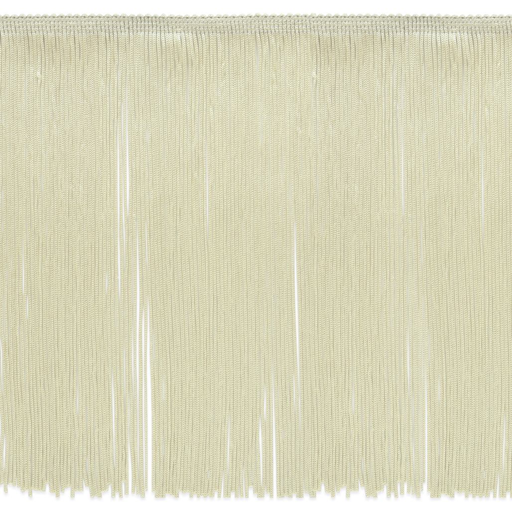 9" Chainette Fringe Trim (Sold by the Yard) Ivory 9" Chainette Fringe