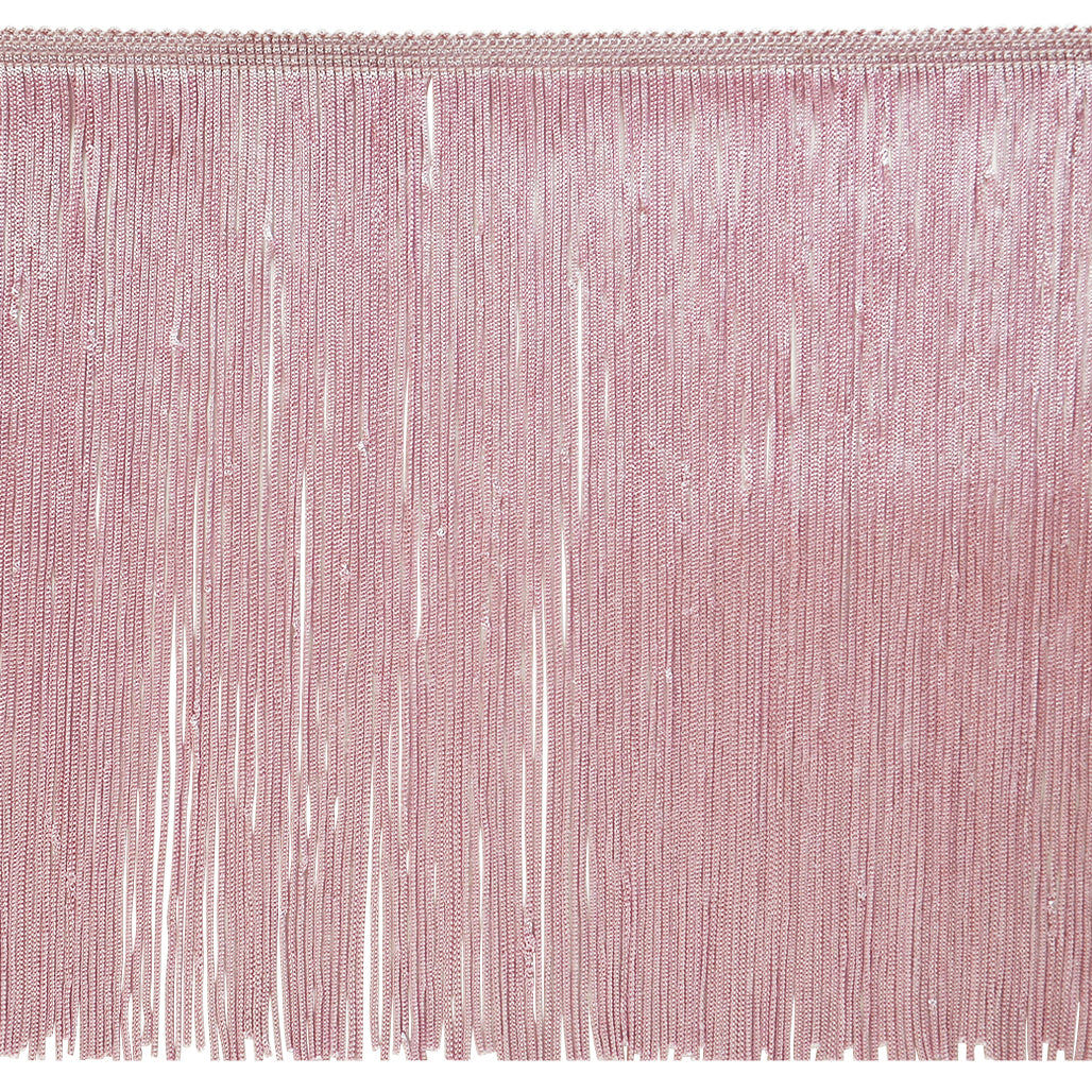 9" Chainette Fringe Trim (Sold by the Yard) Lilac 9" Chainette Fringe