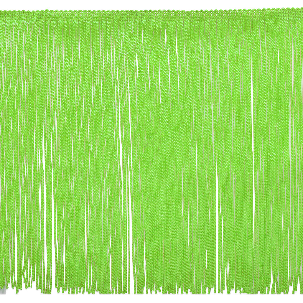 9" Chainette Fringe Trim (Sold by the Yard) Lime 9" Chainette Fringe