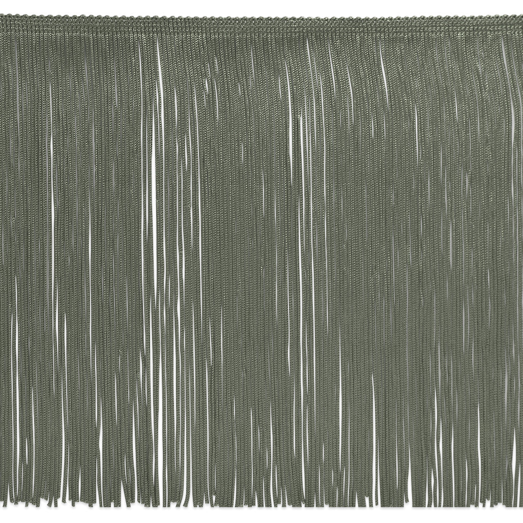 9" Chainette Fringe Trim (Sold by the Yard) Pewter 9" Chainette Fringe