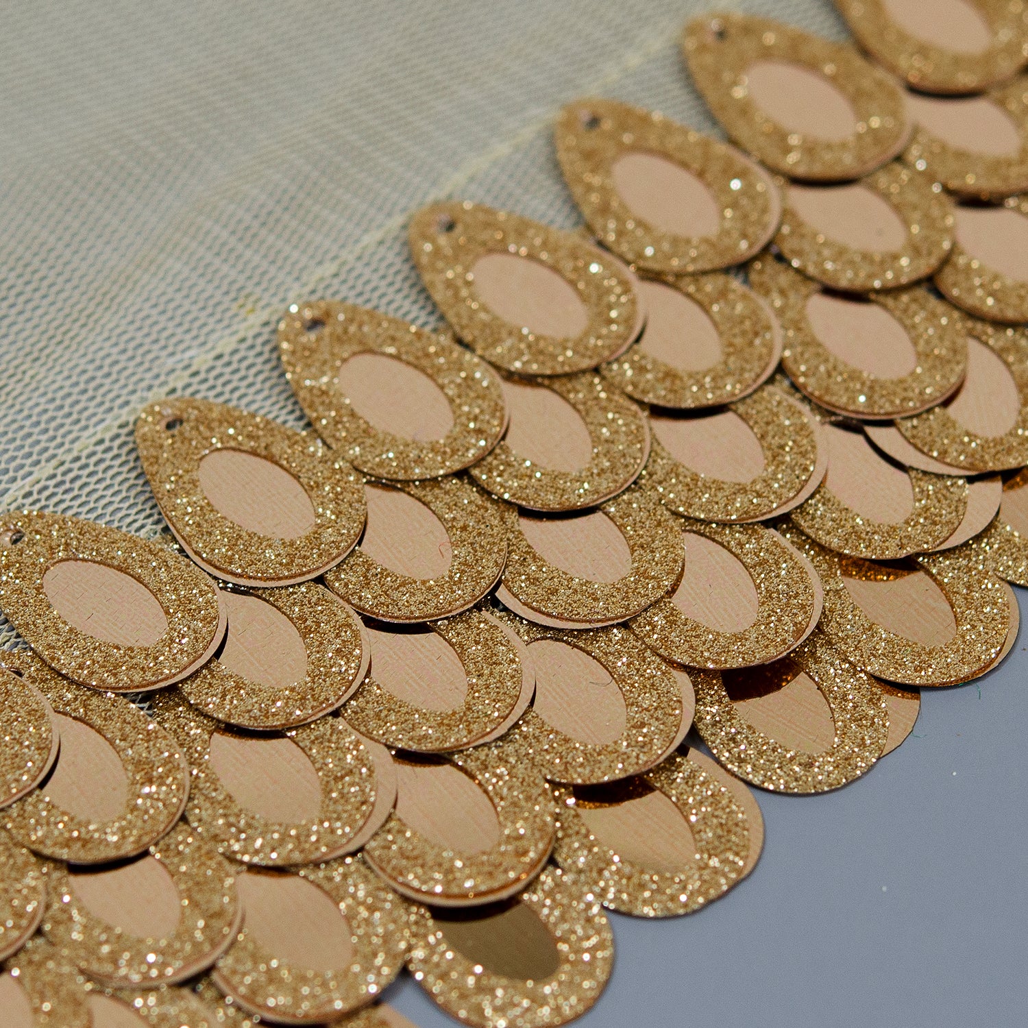 Mermaid Sequin Pailette Fringe Trim (Sold by the Yard) Trims & Fringes