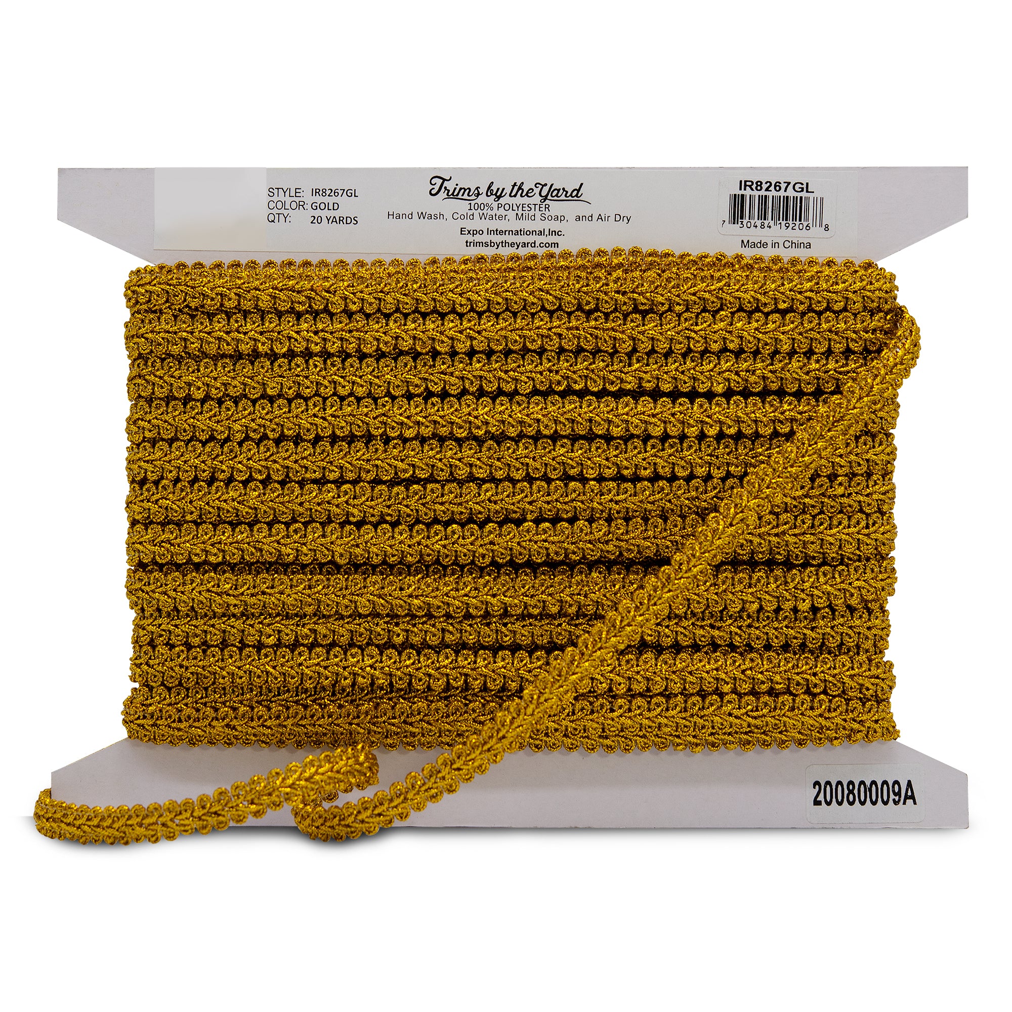 Draya Metallic Woven Braid Trim Trims & Fringes