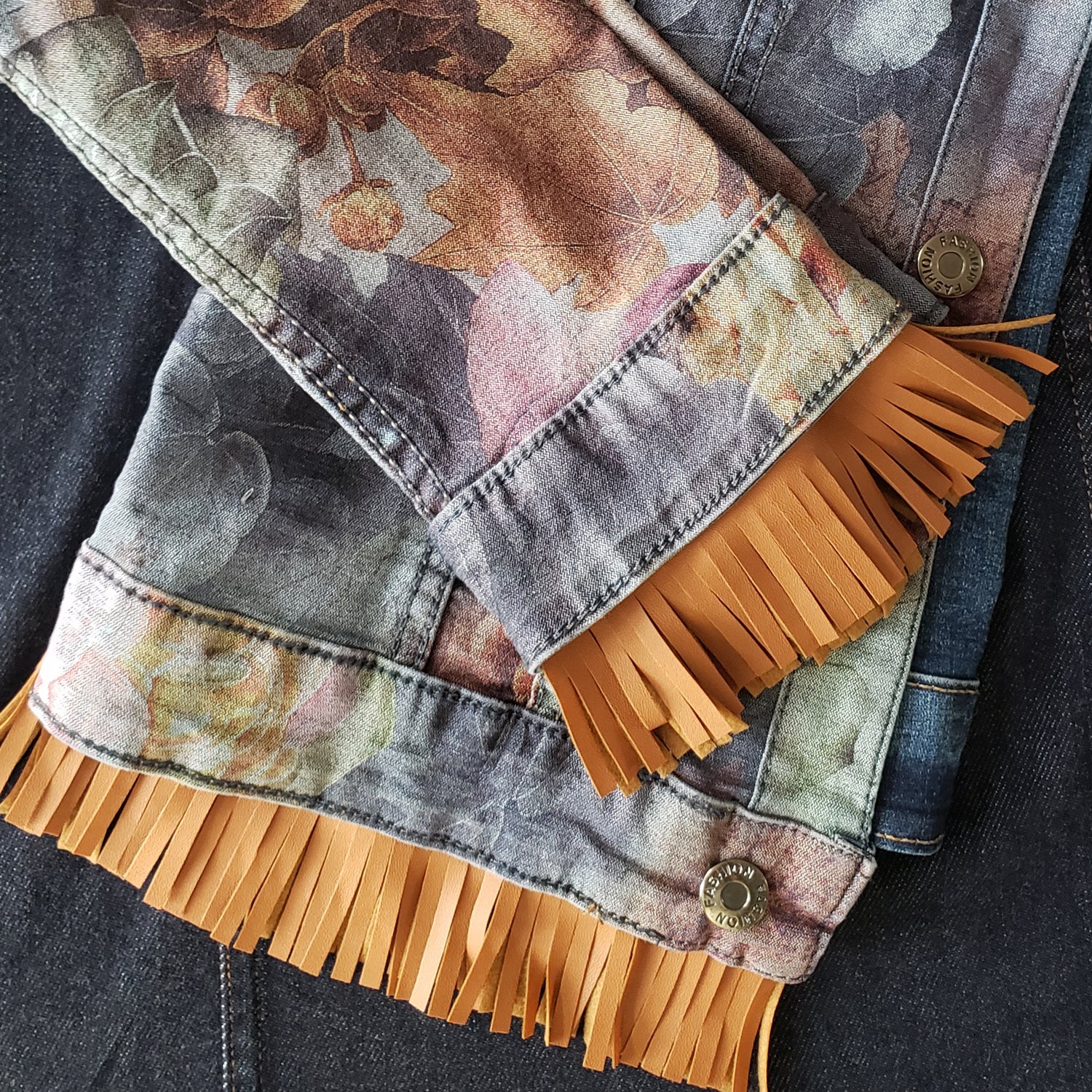 2" Premium Vegan Leather Fringe Trim (Sold by the Yard) Trims & Fringes