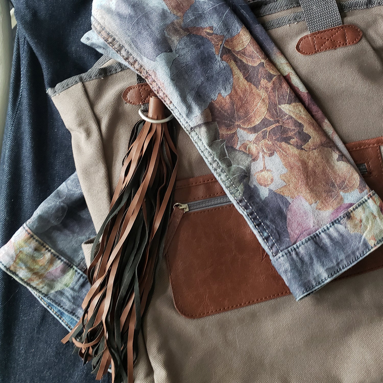 4" Premium Vegan Leather Fringe Trim (Sold by the Yard) Trims & Fringes