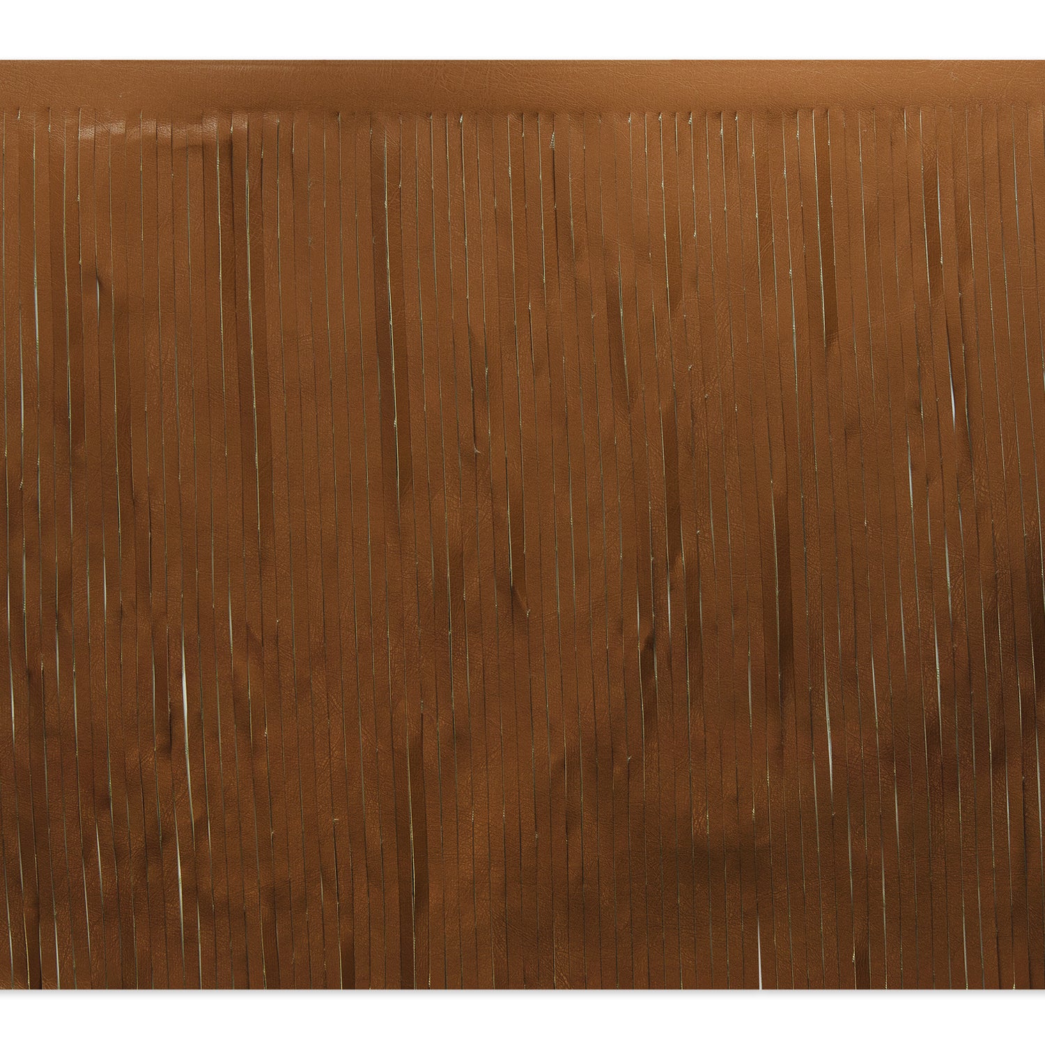 12" Glossy Finish Vegan Leather Fringe Trim (Sold by the Yard) Trims & Fringes