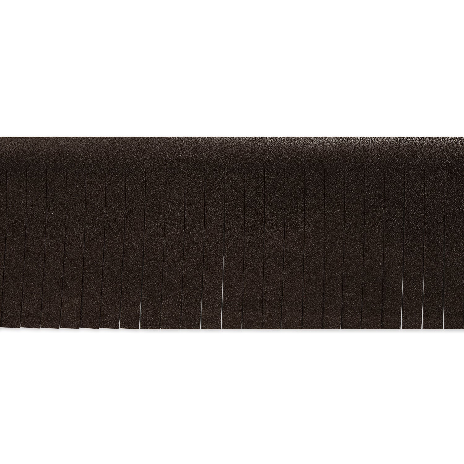 2" Matte Finish Vegan Leather Fringe Trim (Sold by the Yard) Default Title Trims & Fringes
