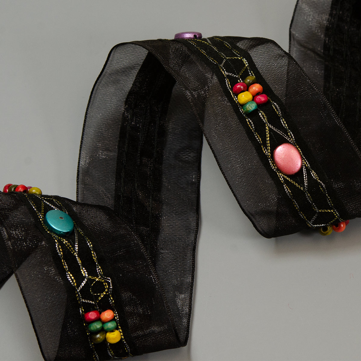 Iris 1/2" Beaded Tape Trim (Sold by the Yard) Trims & Fringes