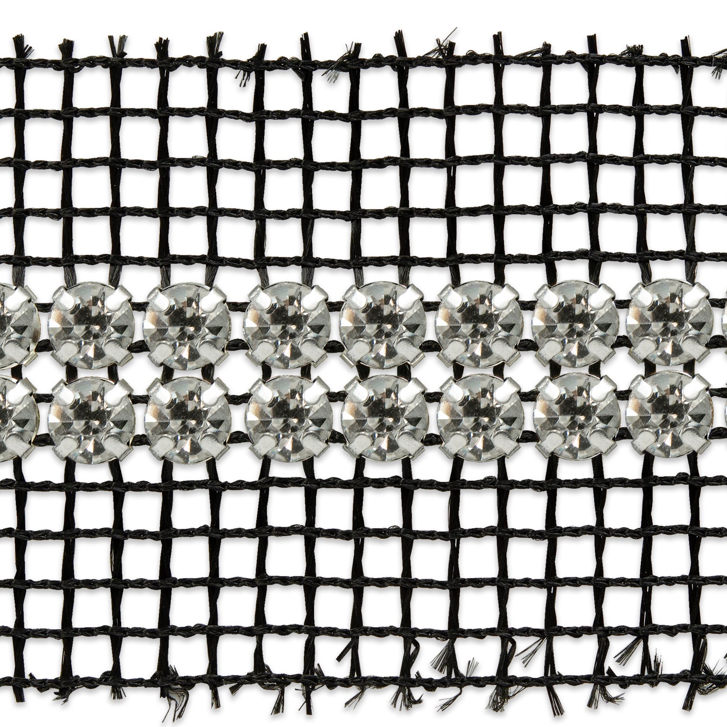 Nikita 3/8" Rhinestone Trim (Sold by the Yard) Trims & Fringes