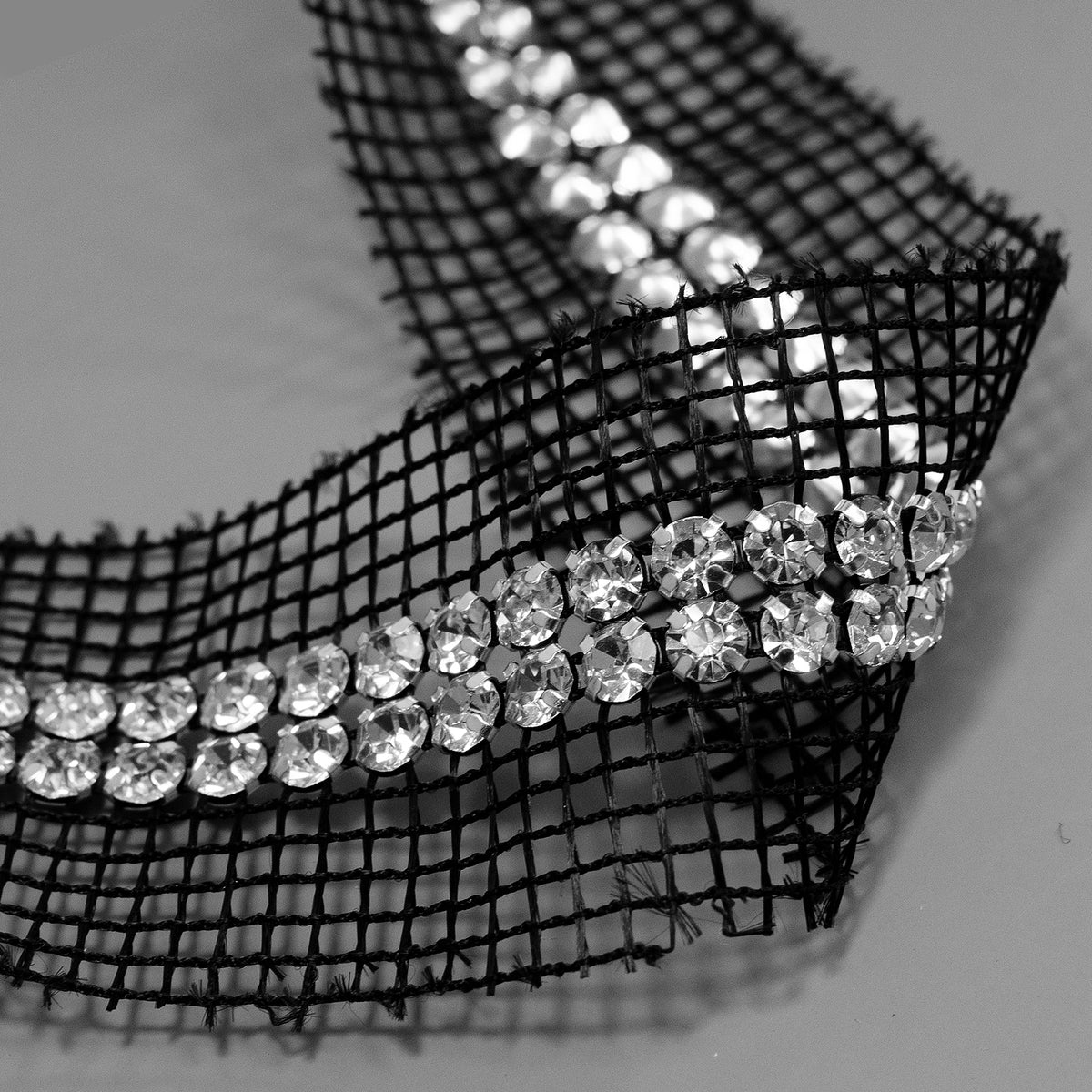 Nikita 3/8" Rhinestone Trim (Sold by the Yard) Trims & Fringes