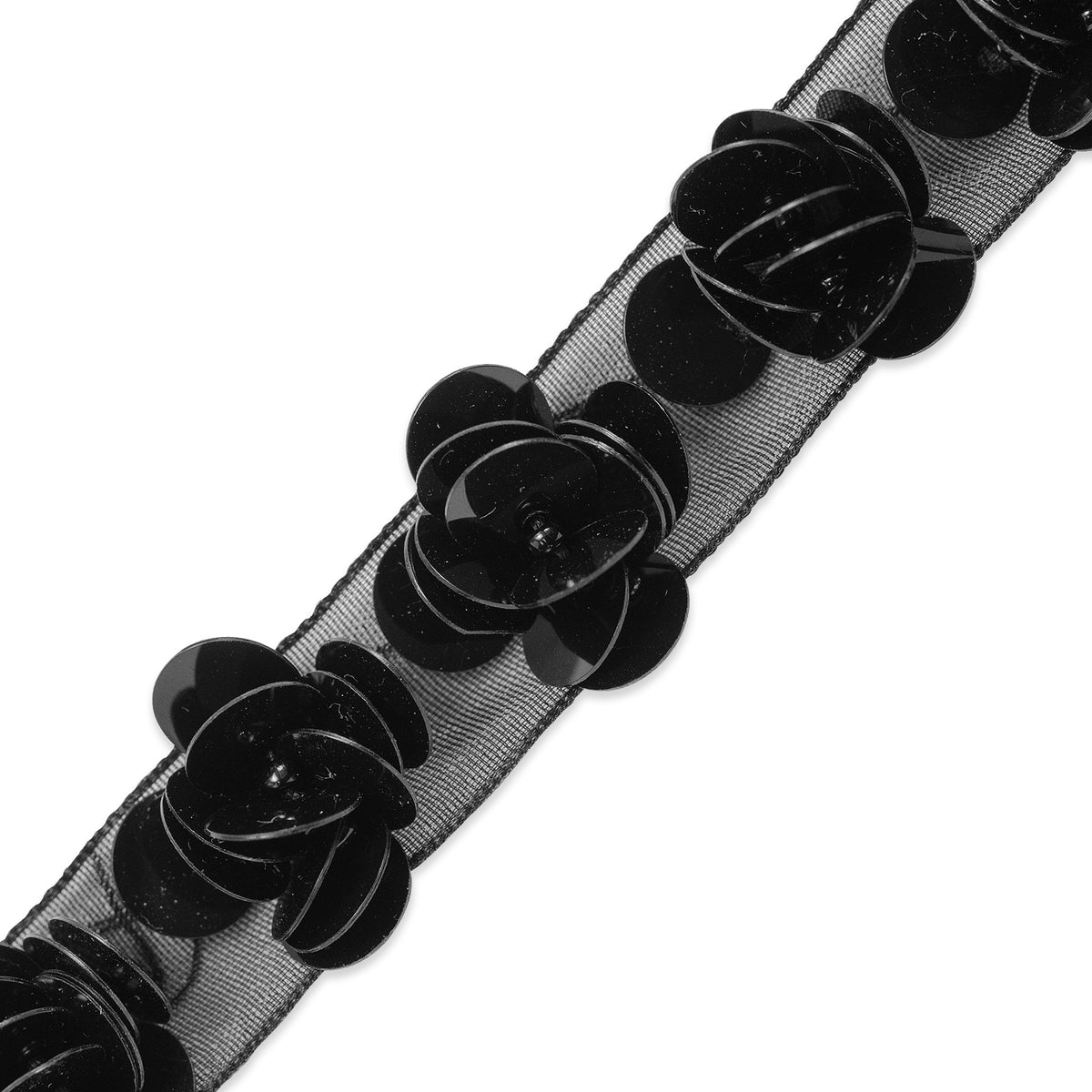 Yeseni 1/2" Sequin Florets Designer Trim (Sold by the Yard) Trims & Fringes
