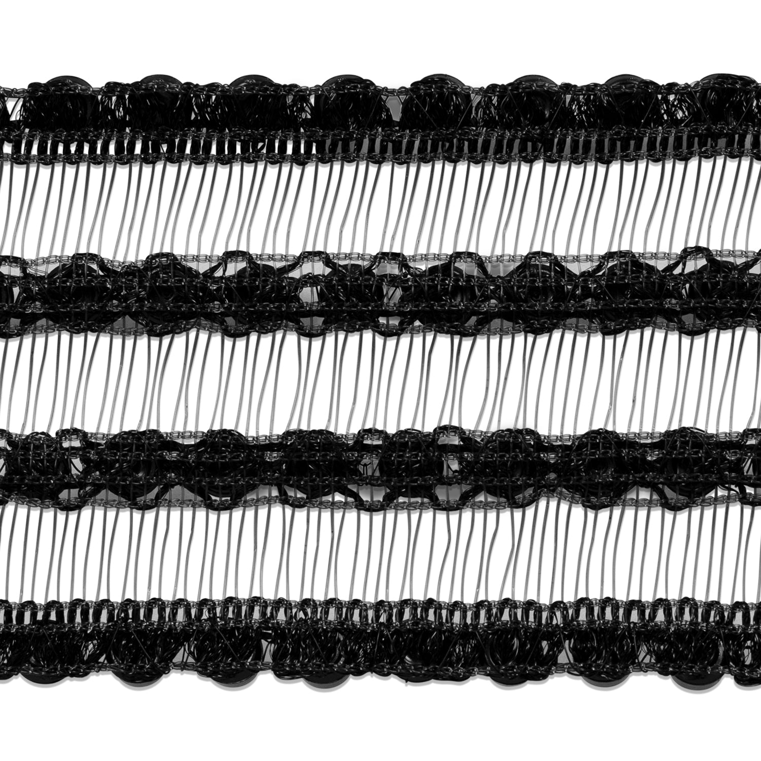 Aliya 1-1/2" Wide 4 Row Rhinestone Trim (Sold by the Yard) Trims & Fringes