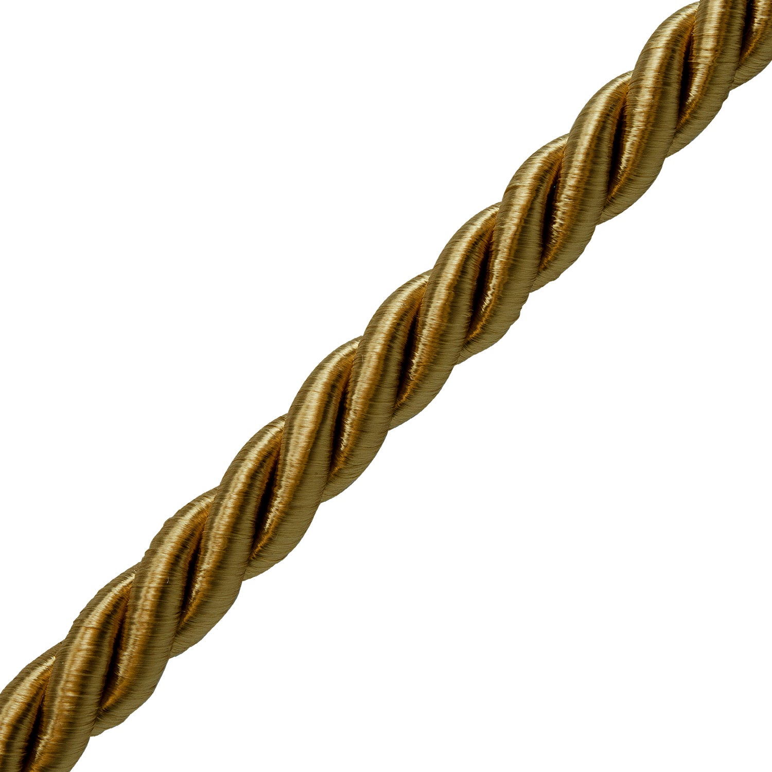 Spencer 1/2" Twisted Cord Trim (Sold by the Yard) Gold Cords & Lip Cords
