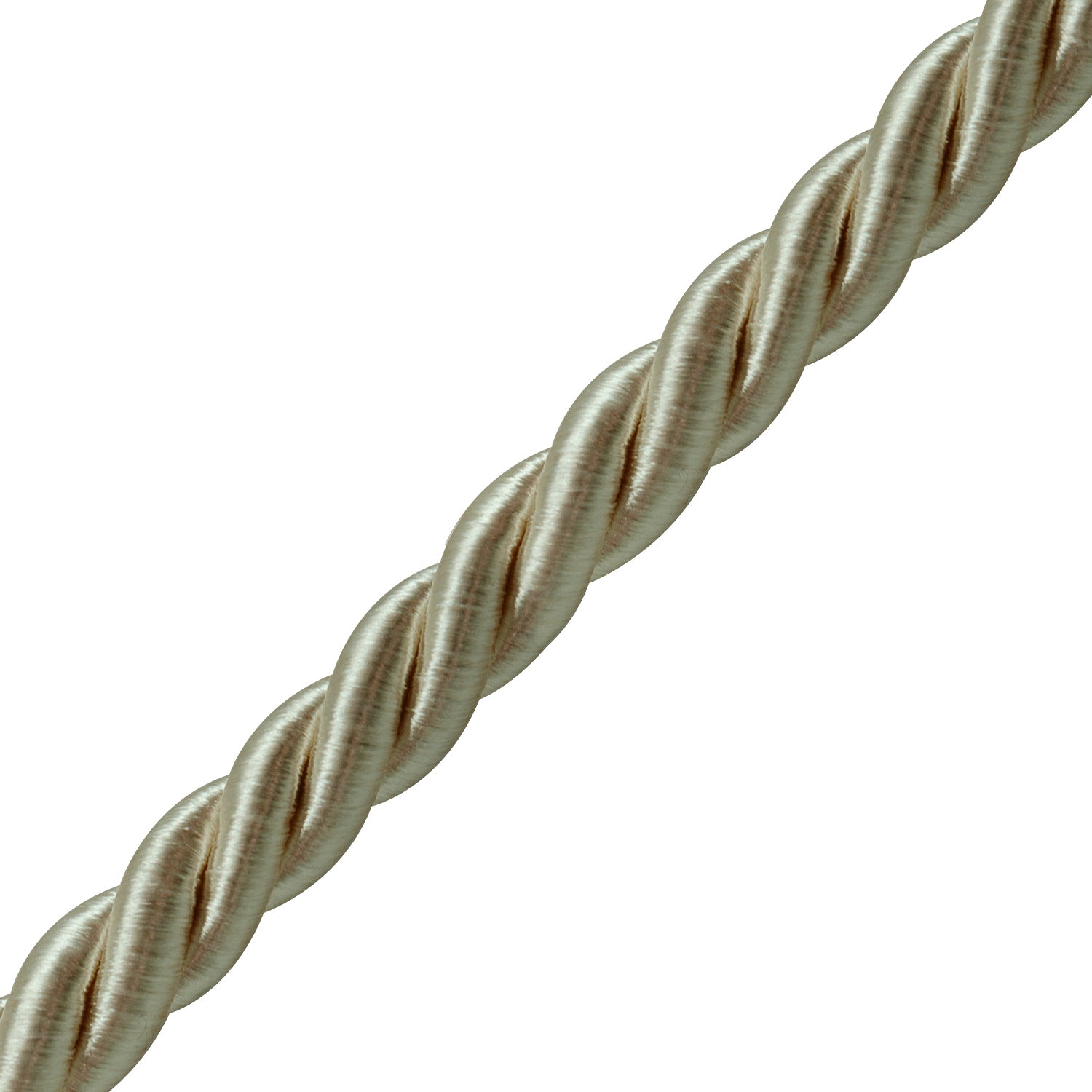 Spencer 1/2" Twisted Cord Trim (Sold by the Yard) Ivory Cords & Lip Cords