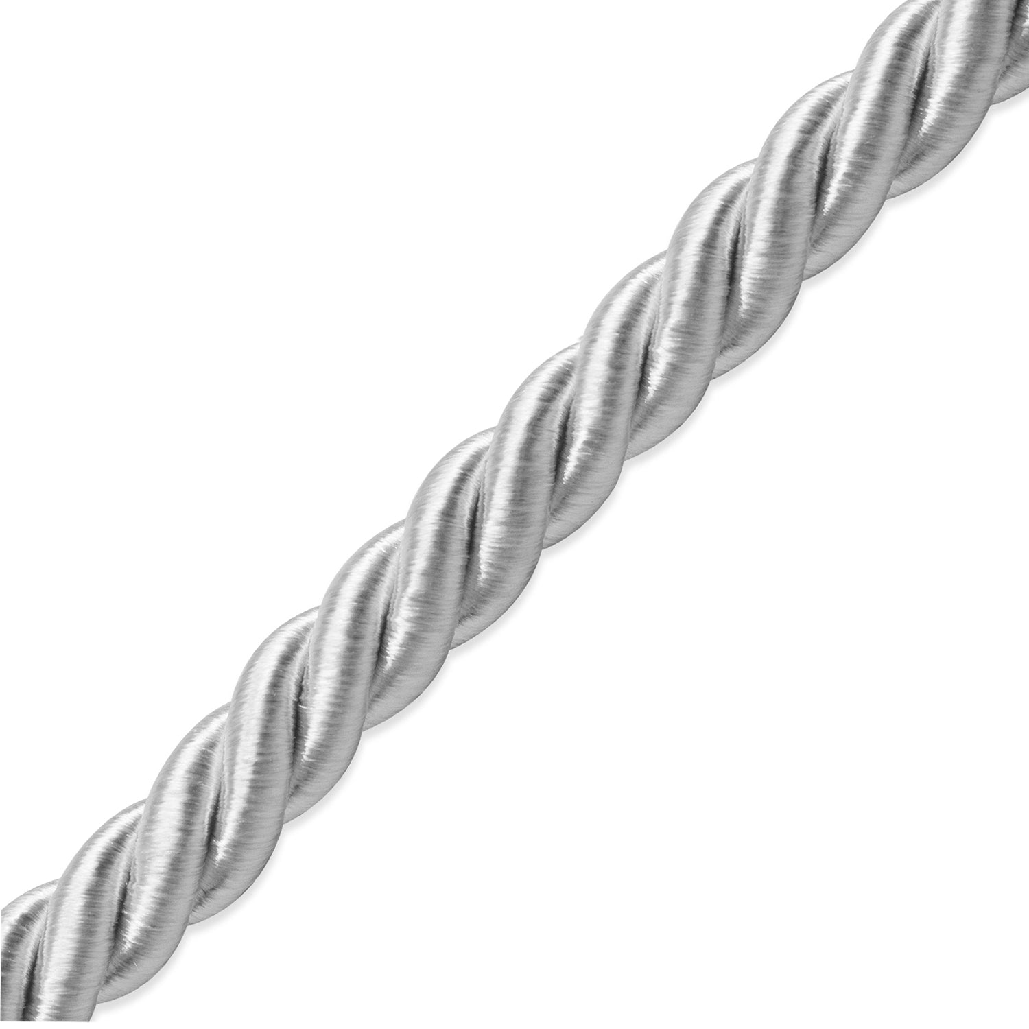 Spencer 1/2" Twisted Cord Trim (Sold by the Yard) White Cords & Lip Cords