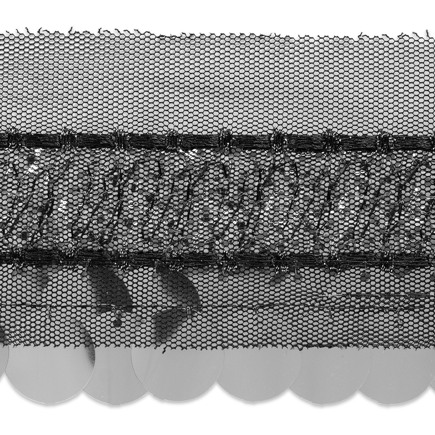 Jolene 2" Designer Sequin Trim Fringe (Sold by the Yard) Trims & Fringes